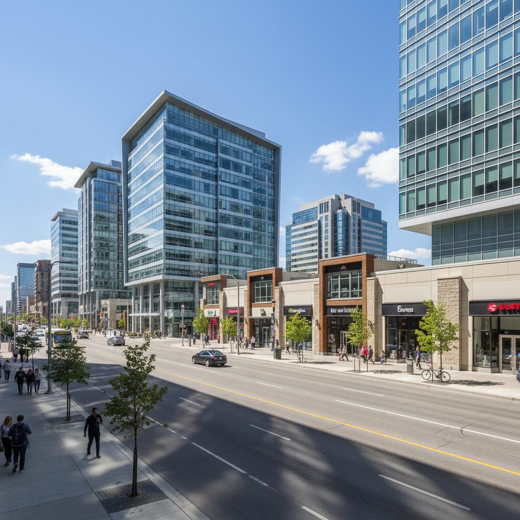 Brampton commercial business district