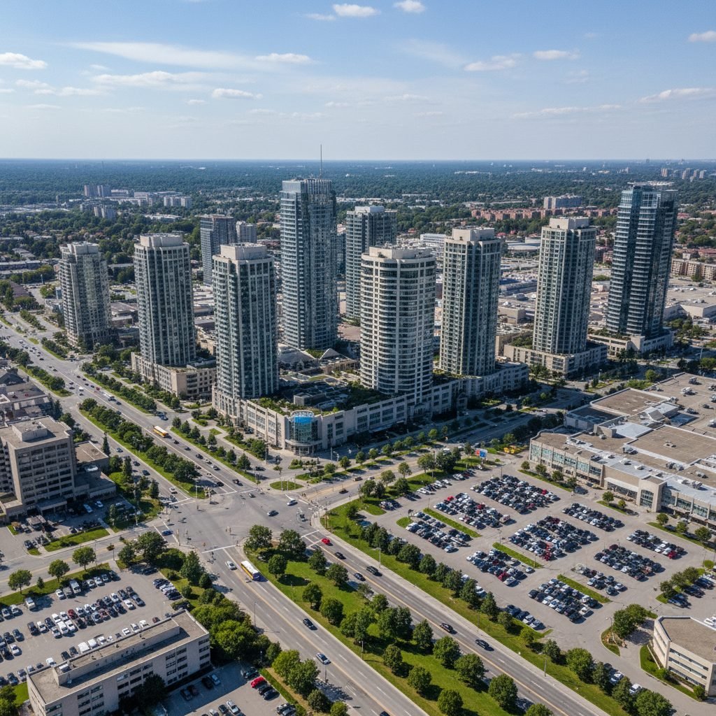 Scarborough Town Centre commercial area